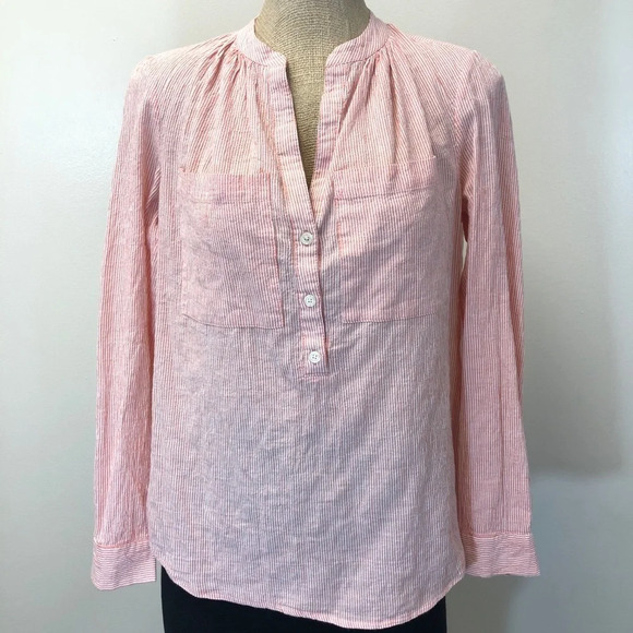 Michael‎ MICHAEL KORS striped button front top - Picture 1 of 5